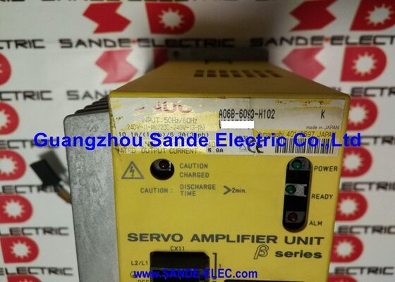 Fanuc サーボアンプリーファーのユニット 200-240VAC 6.3A/5.9Amp A06B-6093-H102 A06B6093H102 A06B-6093-H102