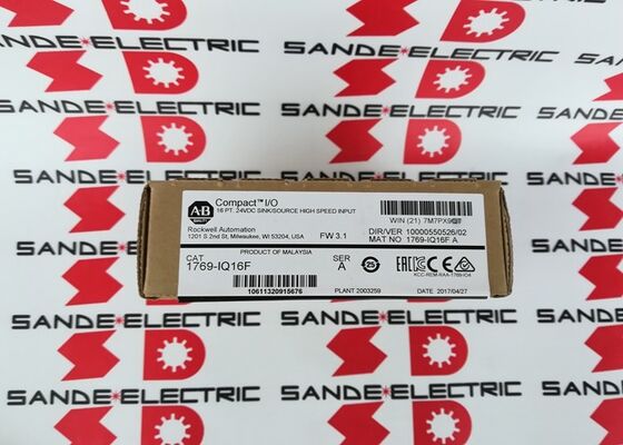 1つの新しいAB 1769-IQ16F高速入力モジュール